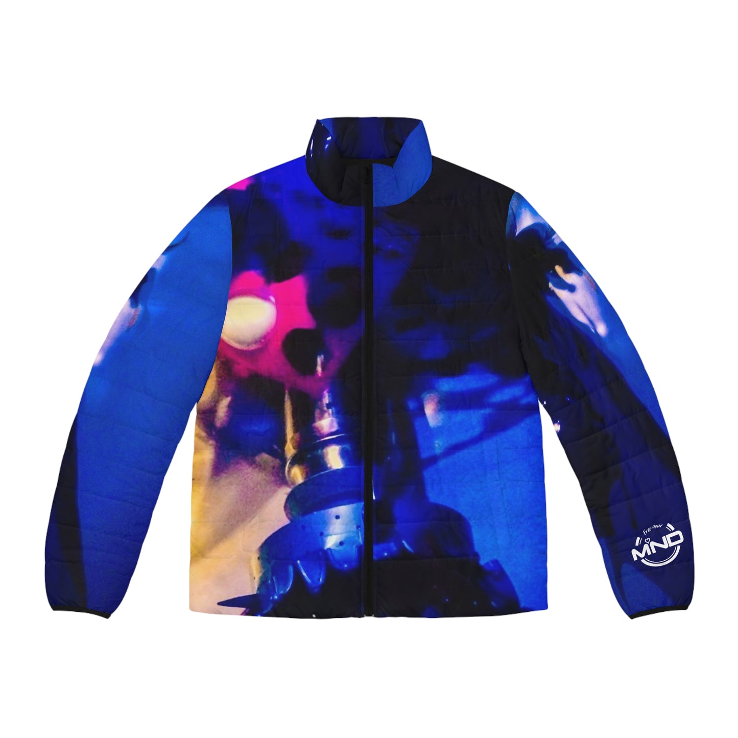 Blue Fantasy Puffer Jacket