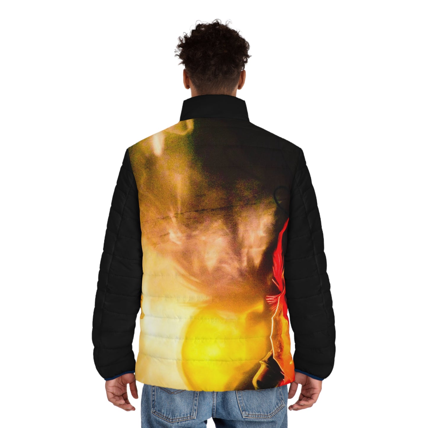 Abstract Puffer Jacket