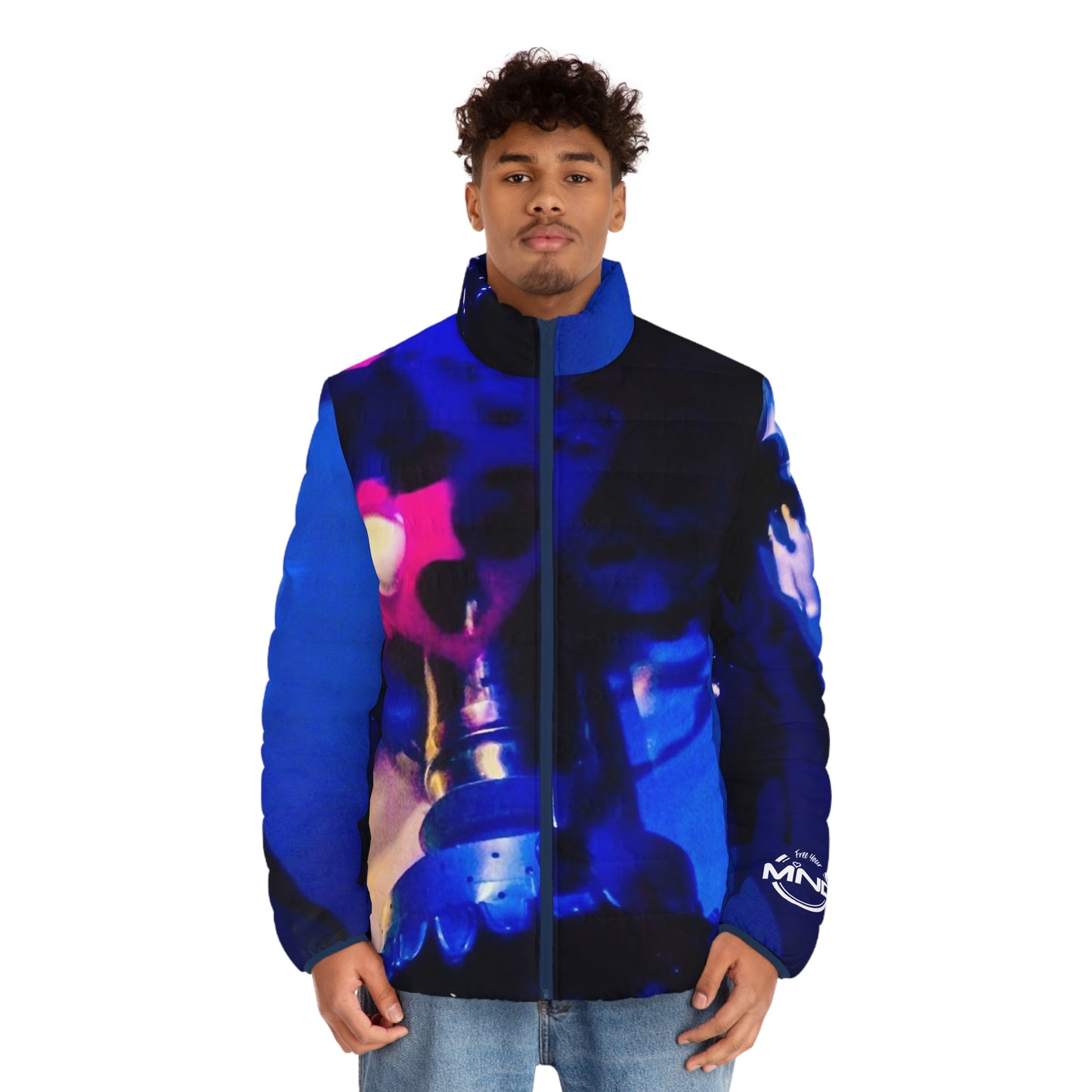 Blue Fantasy Puffer Jacket