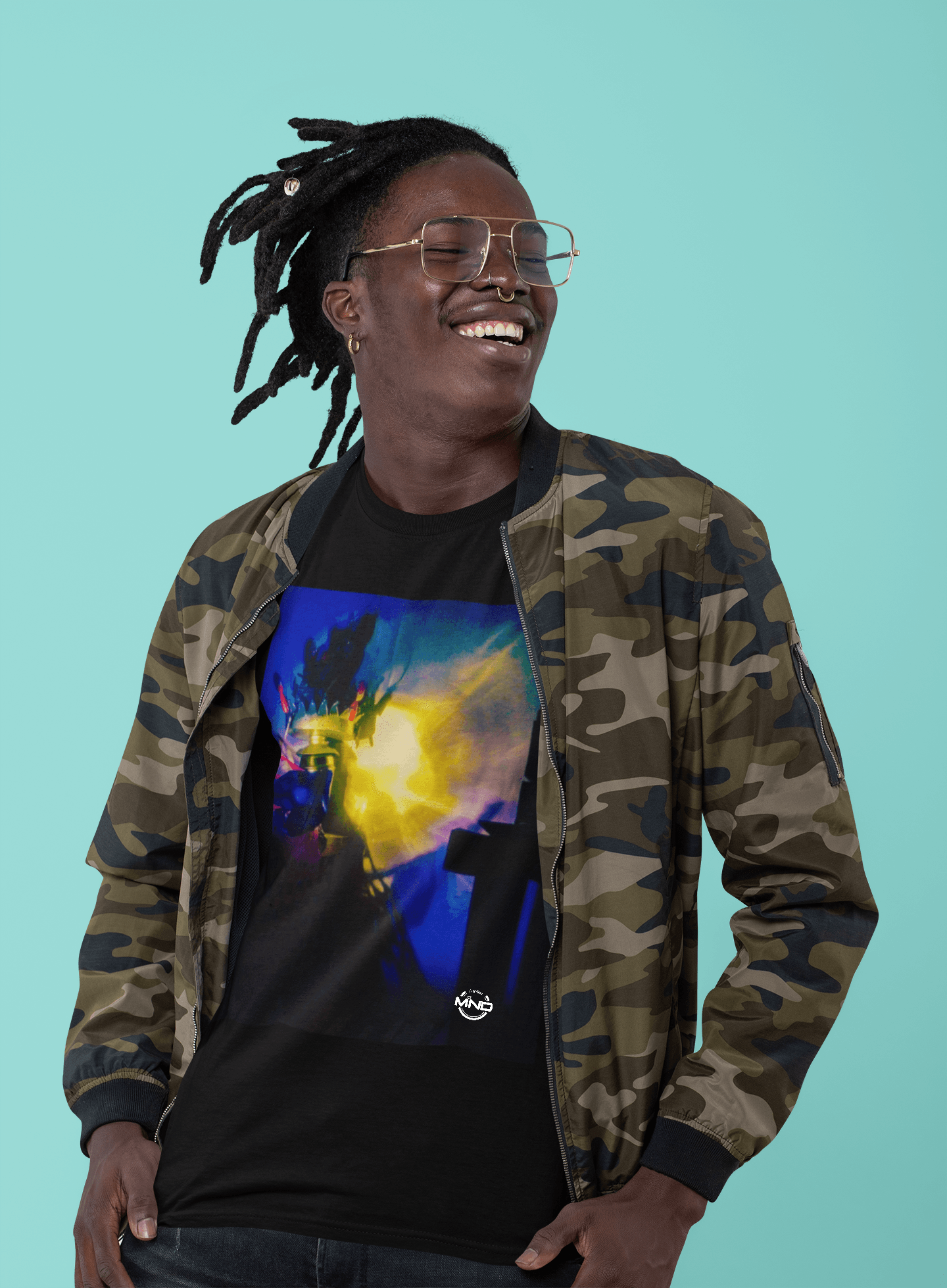 Unisex organic cotton Tunnel of light t-shirt