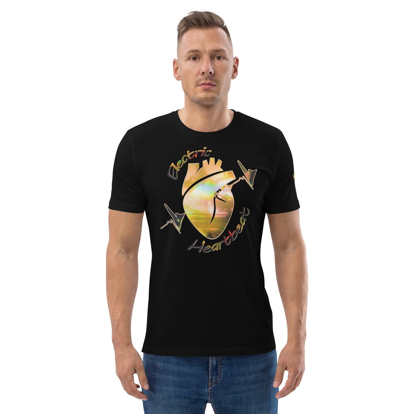 organic cotton Electric Heartbeat t-shirt