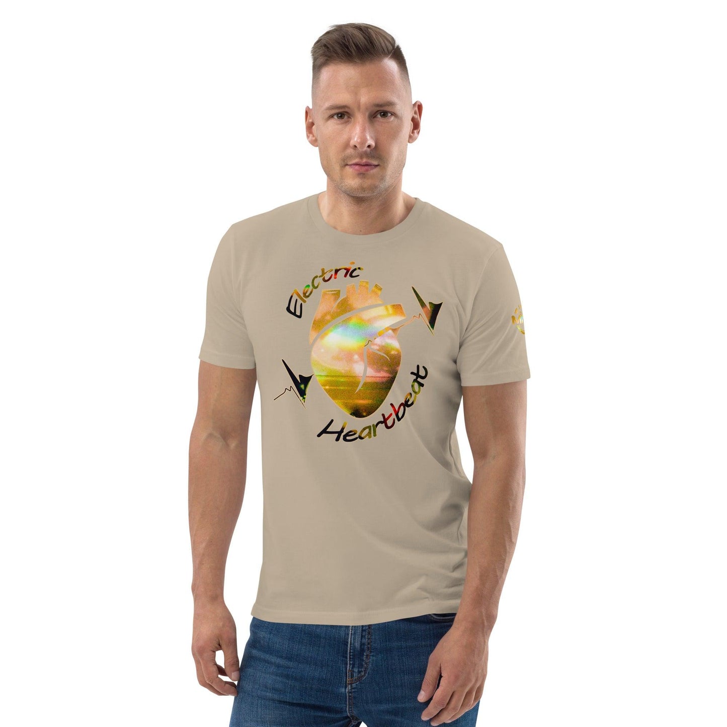 organic cotton Electric Heartbeat t-shirt