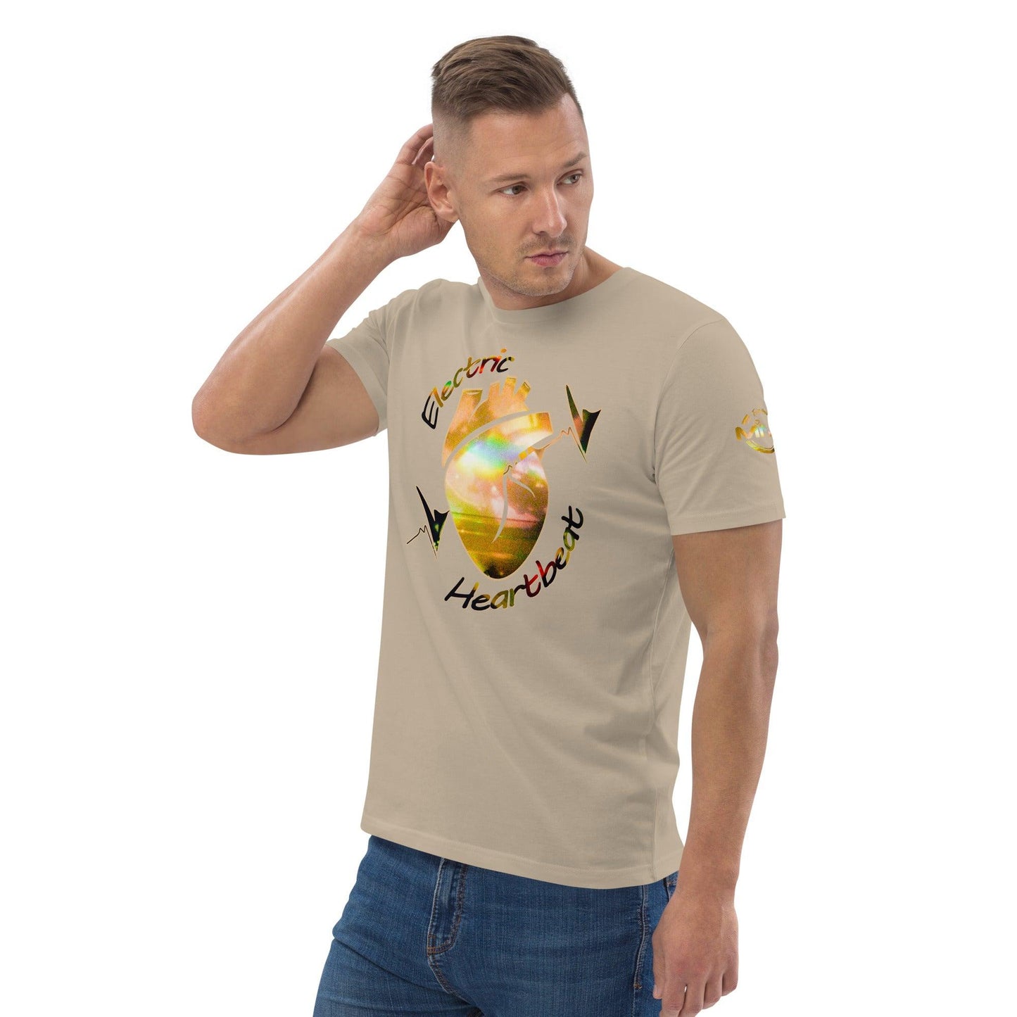 organic cotton Electric Heartbeat t-shirt