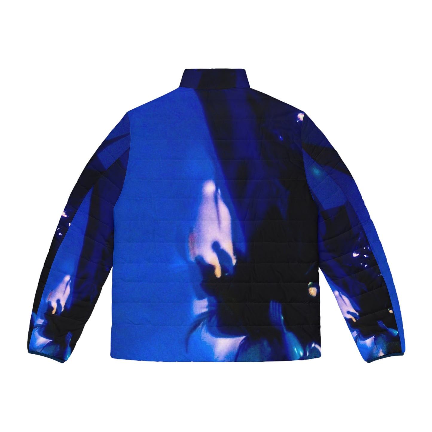 Blue Indigo Puffer Jacket