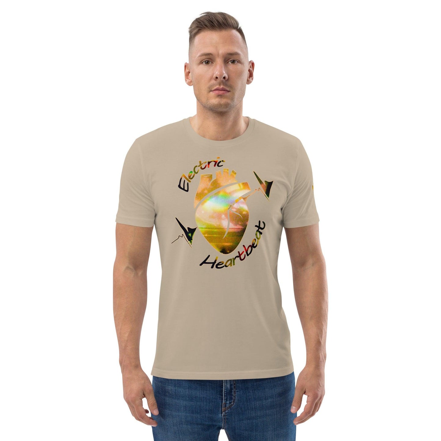 organic cotton Electric Heartbeat t-shirt